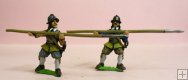 25mm Pikeman Armored - Pike Foreward - Helmet